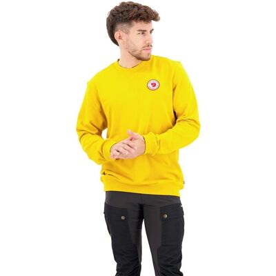 Fjällräven 1960 Logo Badge Maglione M (87163) - giallo senape Fjällräven 1960 Logo Badge Maglione M (87163) - giallo senape