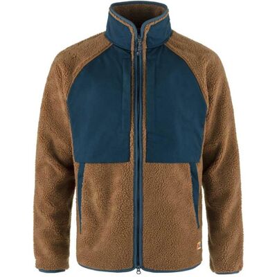Fjällräven Vardag Pile Μπουφάν XL - Μπουφάν fleece - Καφέ/Μπλε Fjällräven Vardag Pile Μπουφάν XL - Μπουφάν fleece - Καφέ/Μπλε