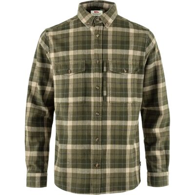 Fjällräven Värmland Heavy Flannel Shirt M - Outdoor Hemd - Oliv-Dunkelgrün Fjällräven Värmland Heavy Flannel Shirt M - Outdoor Hemd - Oliv-Dunkelgrün