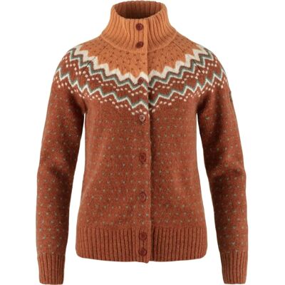 Fjällräven ÖVIK KNIT CARDIGAN W - Chaqueta de lana - marrón rojizo Fjällräven ÖVIK KNIT CARDIGAN W - Chaqueta de lana - marrón rojizo