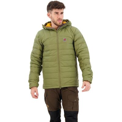 Fjällräven Expedition Pack Down Hoodie - Herr Grön / Senapsgul XL Fjällräven Expedition Pack Down Hoodie - Herr Grön / Senapsgul XL