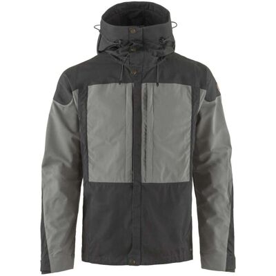 Fjällräven KEB JACKET M Uomo XXL - Giacca transizione - nero/grigio Fjällräven KEB JACKET M Uomo XXL - Giacca transizione - nero/grigio