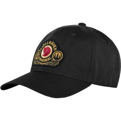Fjällräven CLASSIC BADGE CAP Unisex Gr.L/XL - Cap - schwarz Fjällräven CLASSIC BADGE CAP Unisex Gr.L/XL - Cap - schwarz