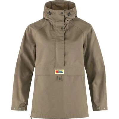 Fjallraven Vardag Anorak W - Marrone Scamosciato - Resistente al Vento - Anorak Fjallraven Vardag Anorak W - Marrone Scamosciato - Resistente al Vento - Anorak