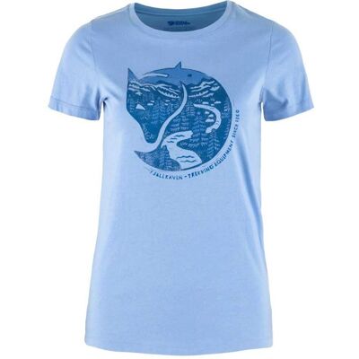 Fjällräven Arctic Fox Print T-Paita - Vapaa-ajan Vaatetus Fjällräven Arctic Fox Print T-Paita - Vapaa-ajan Vaatetus