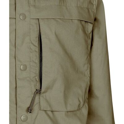Chemise de randonnée Fjällräven Abisko Trail LS M - Vert foncé - Publicité Chemise de randonnée Fjällräven Abisko Trail LS M - Vert foncé - Publicité