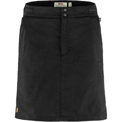 Fjällräven Abisko Hike Skort W - Schwarzer Skort - Outdoor, Leicht, Atmungsaktiv Fjällräven Abisko Hike Skort W - Schwarzer Skort - Outdoor, Leicht, Atmungsaktiv