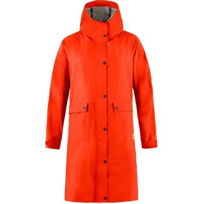 Fjällräven Vardag Rain Parka Flame Orange XL - Rain Parka Fjällräven Vardag Rain Parka Flame Orange XL - Rain Parka
