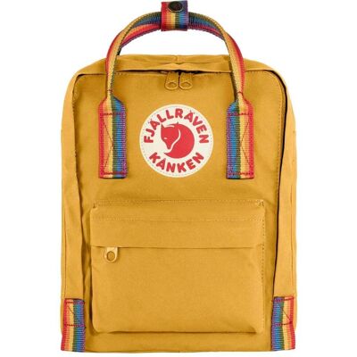 Fjällräven Kånken Rainbow Mini - ochra/wzór tęczy Fjällräven Kånken Rainbow Mini - ochra/wzór tęczy