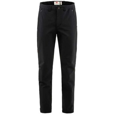 Fjällräven ABISKO WINTER STRETCH TROUSERS M Herren Gr.44/R - Softshellhose - schwarz Fjällräven ABISKO WINTER STRETCH TROUSERS M Herren Gr.44/R - Softshellhose - schwarz