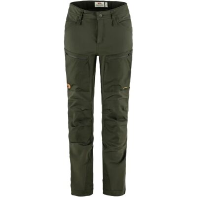 Fjällräven KEB AGILE VINTERTROUSERS W Dame Str. 42/R - Tursko - mørkegrønn Fjällräven KEB AGILE VINTERTROUSERS W Dame Str. 42/R - Tursko - mørkegrønn