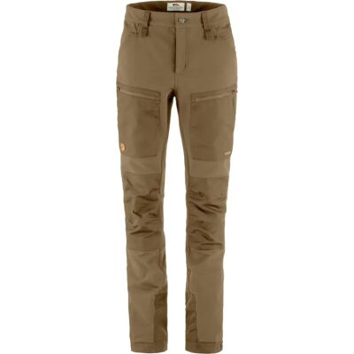 Fjällräven Dame Keb Agile Vinterbukse 46/R - Turskjerf - brun Fjällräven Dame Keb Agile Vinterbukse 46/R - Turskjerf - brun