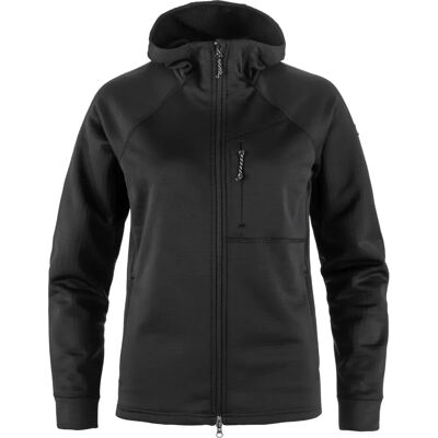 Fjällräven Abisko Grid Fleece Hoodie W - Sportig, återvunnen, lätt fleece - Kvinna Fjällräven Abisko Grid Fleece Hoodie W - Sportig, återvunnen, lätt fleece - Kvinna