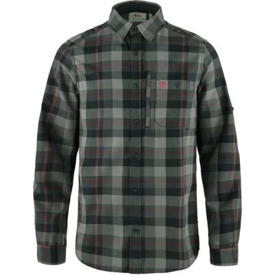 Fjällräven FJÄLLGLIM Koszula M Mężczyźni - Koszula outdoor - czarny/szary Fjällräven FJÄLLGLIM Koszula M Mężczyźni - Koszula outdoor - czarny/szary
