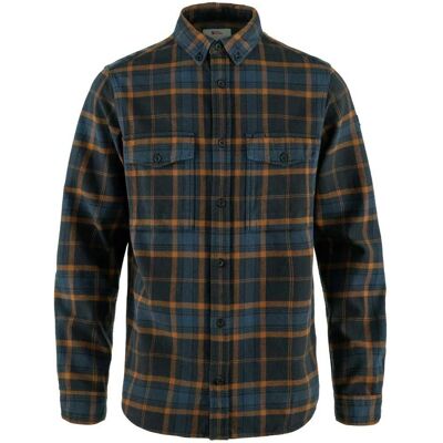 Fjällräven Övik Twill Shirt M - Outdoor Hemd - blau/braun Fjällräven Övik Twill Shirt M - Outdoor Hemd - blau/braun