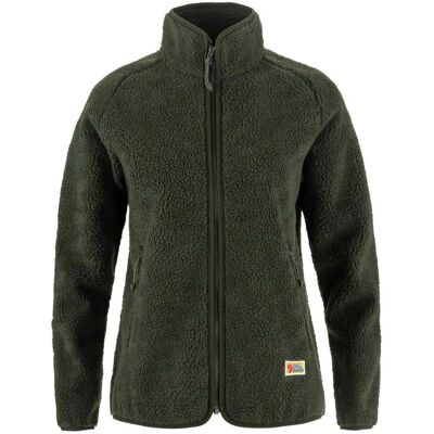 Fjällräven VARDAG PILE FLEECE W - Fleecejakk - mörkgrön Fjällräven VARDAG PILE FLEECE W - Fleecejakk - mörkgrön
