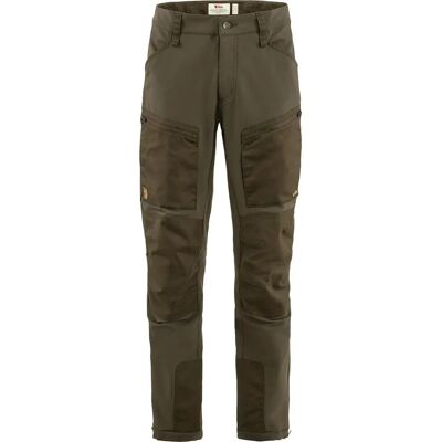 Fjällräven KEB AGILE WINTER TROUSERS M Herren Gr.56/R - Trekkinghose - oliv-dunkelgrün/braun Fjällräven KEB AGILE WINTER TROUSERS M Herren Gr.56/R - Trekkinghose - oliv-dunkelgrün/braun