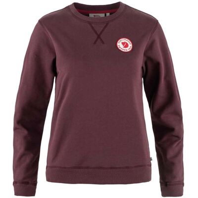 Fjällräven Womens 1960 Logo Badge Sweater - Organic Cotton Fjällräven Womens 1960 Logo Badge Sweater - Organic Cotton