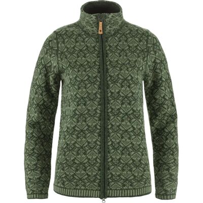 Fjällräven Snow Cardigan Kvinnor - Lammskinn - Djup Skog Fjällräven Snow Cardigan Kvinnor - Lammskinn - Djup Skog