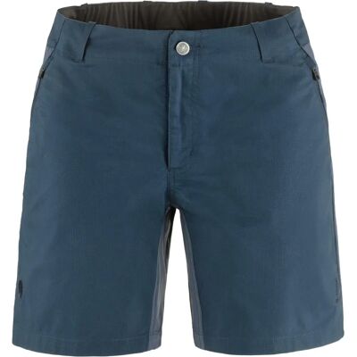 Fjällräven Hoja Hybrid Shorts W Navy 46 - Pyöräilyshortsit Fjällräven Hoja Hybrid Shorts W Navy 46 - Pyöräilyshortsit