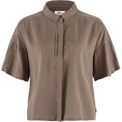 Fjällräven Övik Hemp Camp Shirt SS Donna L - Camicetta outdoor Fjällräven Övik Hemp Camp Shirt SS Donna L - Camicetta outdoor