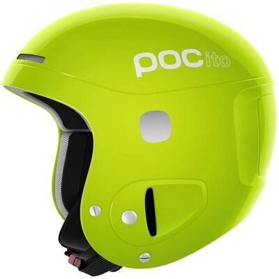 Kask narciarski dla dzieci POCito Żółty/Zielony Technologia pochłaniania uderzeń Kask narciarski dla dzieci POCito Żółty/Zielony Technologia pochłaniania uderzeń