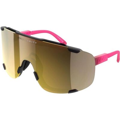 POC Devour - fluorescerande rosa uran svart genomskinlig/violett guld spegel POC Devour - fluorescerande rosa uran svart genomskinlig/violett guld spegel