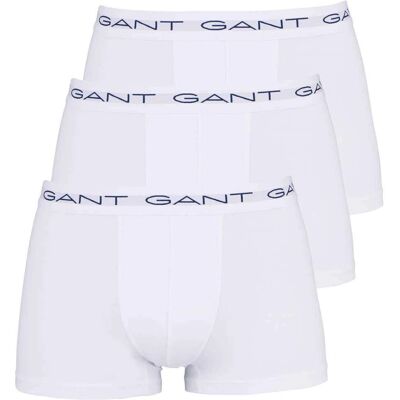 GANT Lot de 3 boxers homme en coton - Blanc - S - Sous-vêtements - Publicité GANT Lot de 3 boxers homme en coton - Blanc - S - Sous-vêtements - Publicité