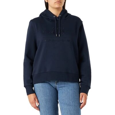 GANT Tonal Archive Shield Hoodie (4203648) - bleu du soir GANT Tonal Archive Shield Hoodie (4203648) - bleu du soir