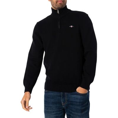 GANT Casual Troyer aus Baumwolle (8030170) - schwarz GANT Casual Troyer aus Baumwolle (8030170) - schwarz