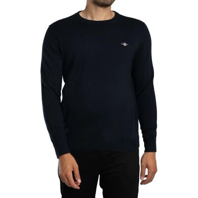 GANT Classic Cotton C-Neck (8030561) - Abendblau XXL GANT Classic Cotton C-Neck (8030561) - Abendblau XXL