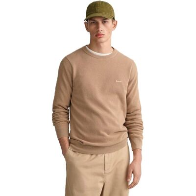 GANT tröja (8040521) - beige/vit GANT tröja (8040521) - beige/vit