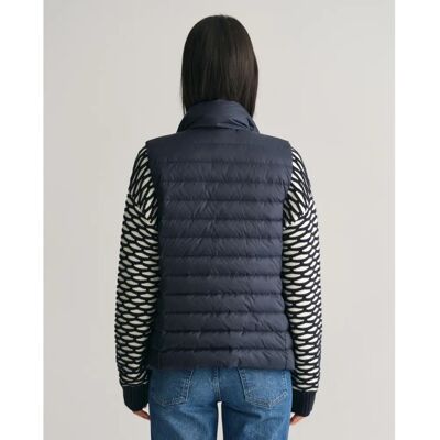 GANT Colete Leve de Plumas (4700280) - azul da noite GANT Colete Leve de Plumas (4700280) - azul da noite