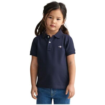 Gant 802546 Polo bambino piqué blu navy - Unisex Casual Cotone Gant 802546 Polo bambino piqué blu navy - Unisex Casual Cotone