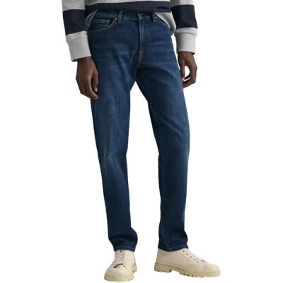 Gant Jeans Slim Fit Azul - Casual - 1000260 Gant Jeans Slim Fit Azul - Casual - 1000260