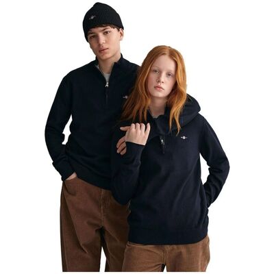 GANT Unisex Bomullströja med Halv-zip - Casual GANT Unisex Bomullströja med Halv-zip - Casual