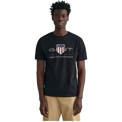 GANT Archive Shield Regular Fit T-Shirt (2003199) - schwarz GANT Archive Shield Regular Fit T-Shirt (2003199) - schwarz