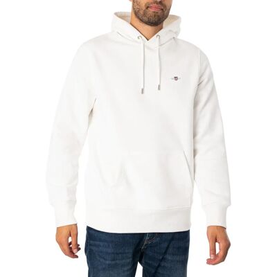 GANT Shield Hoodie (2007058) - eggshell GANT Shield Hoodie (2007058) - eggshell