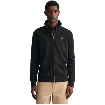 GANT Shield Sweatjacket (2008006) - schwarz GANT Shield Sweatjacket (2008006) - schwarz