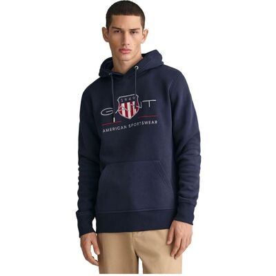 GANT Archiv Schild Regular Fit (2047082) - Archive Shield Hoodie (2047082) blue GANT Archiv Schild Regular Fit (2047082) - Archive Shield Hoodie (2047082) blue