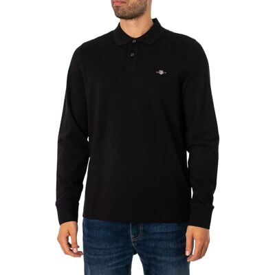 GANT Shield Piqué Rugger (2230) - black GANT Shield Piqué Rugger (2230) - black