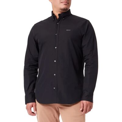 Pánská černá košile GANT Model 4XL - Košile Pánská černá košile GANT Model 4XL - Košile