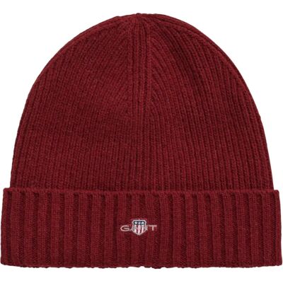 GANT Shield uld beanie (9910023) - (9910023-604) rød GANT Shield uld beanie (9910023) - (9910023-604) rød