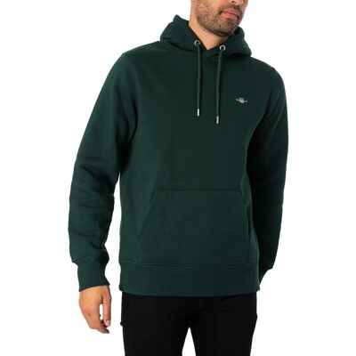 GANT Shield Hoodie (2007058) - tartã verde GANT Shield Hoodie (2007058) - tartã verde