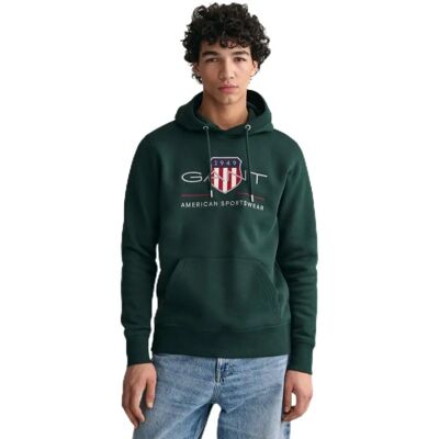 Gant Archive Shield Mikina s kapucí - Hoodie Gant Archive Shield Mikina s kapucí - Hoodie