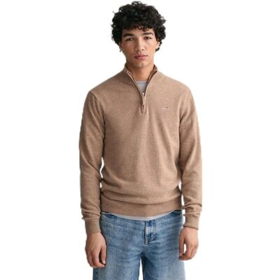 GANT Superfine Lambswool Troyer (87213) - (87213-295) hnědý GANT Superfine Lambswool Troyer (87213) - (87213-295) hnědý