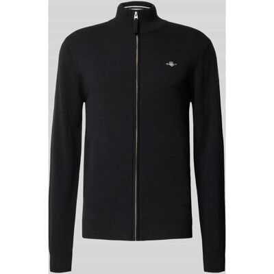 Gant Herren Strickjacke - Schafwolle, Reißverschluss, Normaler Schnitt - Cardigan Gant Herren Strickjacke - Schafwolle, Reißverschluss, Normaler Schnitt - Cardigan