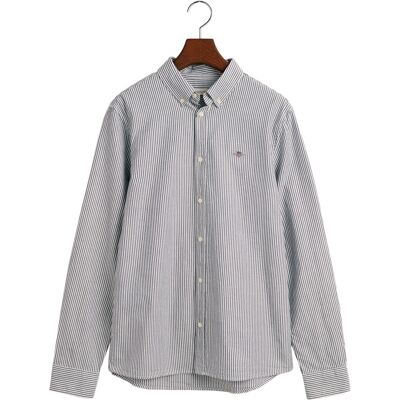 Gant Blau gestreiftes Oxford-Hemd - Kinder Casual Unisex 9/10 Jahre Gant Blau gestreiftes Oxford-Hemd - Kinder Casual Unisex 9/10 Jahre