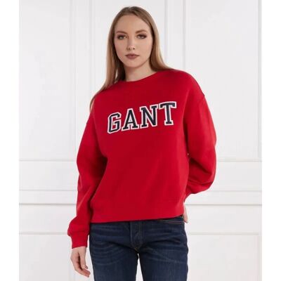 Gant Luźna bawełniana bluza z logo Gant Luźna bawełniana bluza z logo