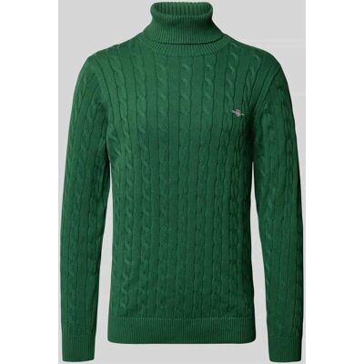 Gant Bawełniany Kabelowy Golf - Sweter Gant Bawełniany Kabelowy Golf - Sweter